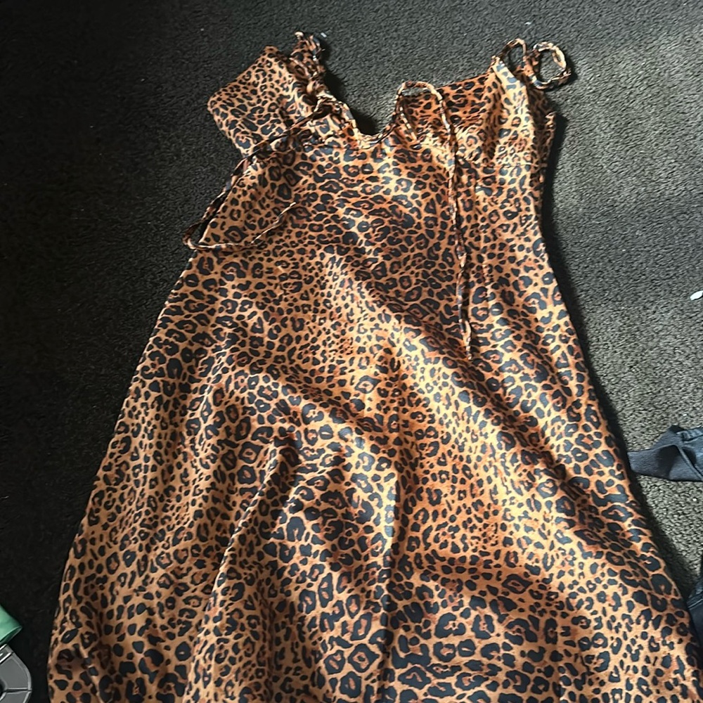 Verge girl cheetah midi dress. AUS 10 USA 6